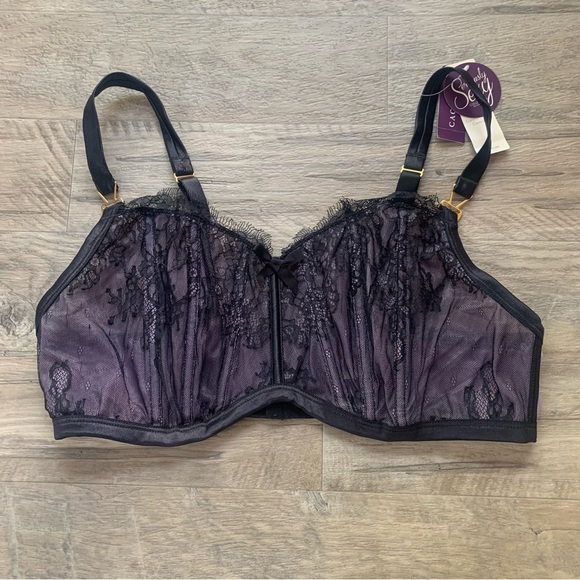 Cacique Other - Cacique Boned Lace Comfort Meets Coverage Wirefree Bra